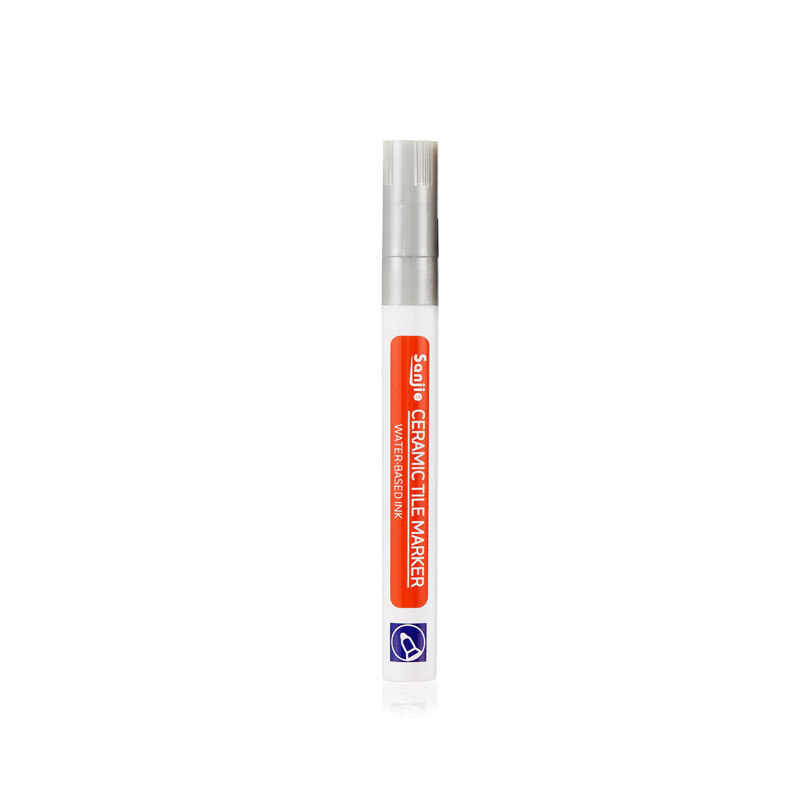 White Waterproof Tile Marker Grout Pen Wall Seam Pen 10Color Optional,for Tiles Floor Bathroom Decontamination Seam Repair: WHITE