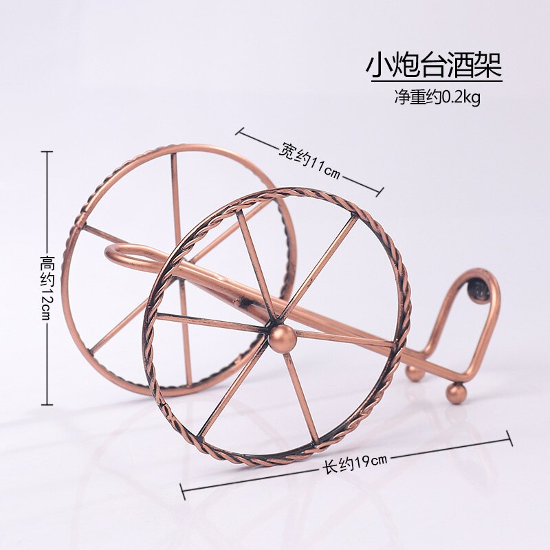 Estante de hierro forjado para exhibición de vino, repisa de hierro estilo europeo para decoraciones del hogar, sala de estar, fuerte, Artesanía de Metal