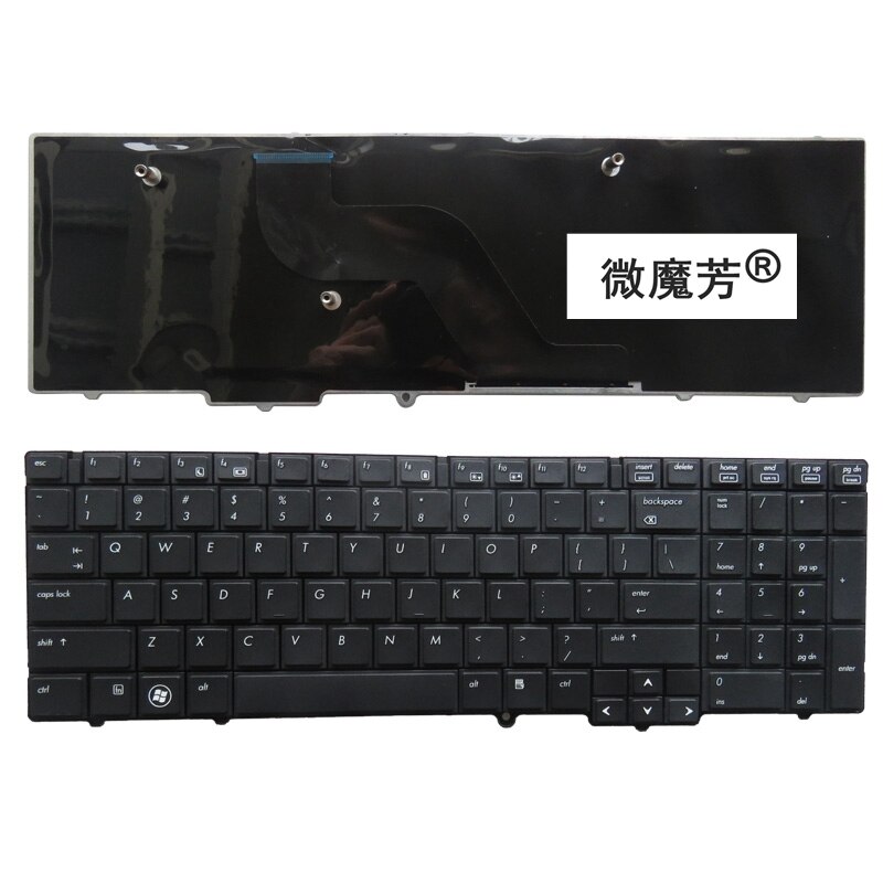 ONS Zwart Engels toetsenbord VOOR HP voor EliteBook 8540 8540 P 8540 W Laptop Toetsenbord
