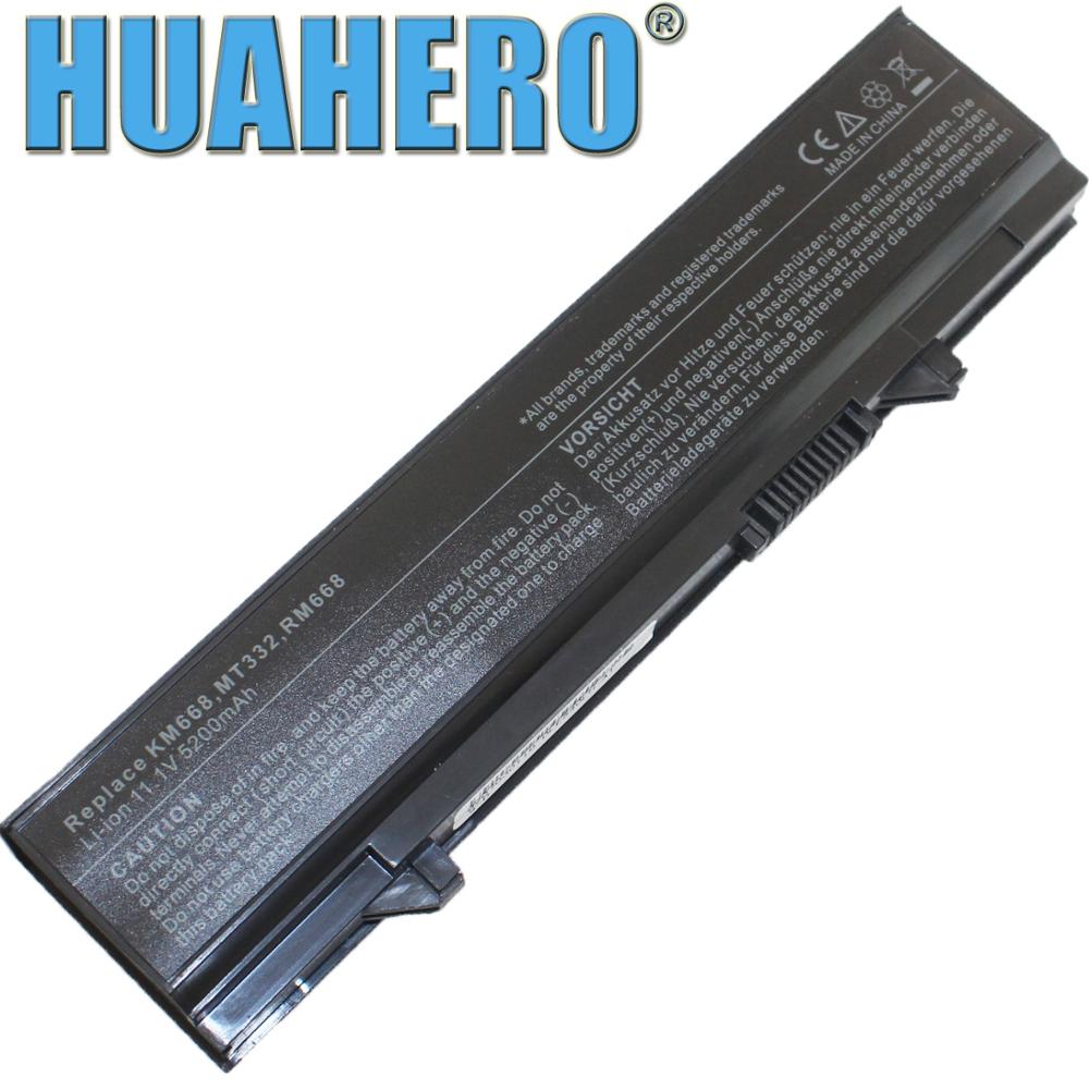 HUAHERO Battery For DEll Latitude E5400 E5410 E5500 E5510 E5550 Laptop KM742 KM752 KM760 KM970 MT186 MT187 MT196 MT332 KM668