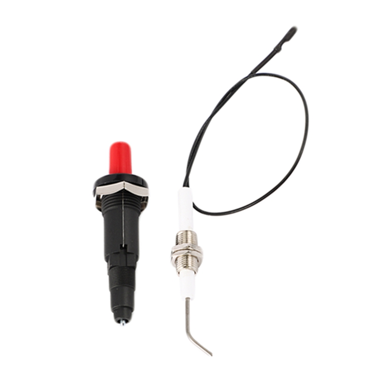 Gas Grill Push Button Kitchen Lighter Piezo Ignition Kit Universal Threaded Plug Retail: Default Title