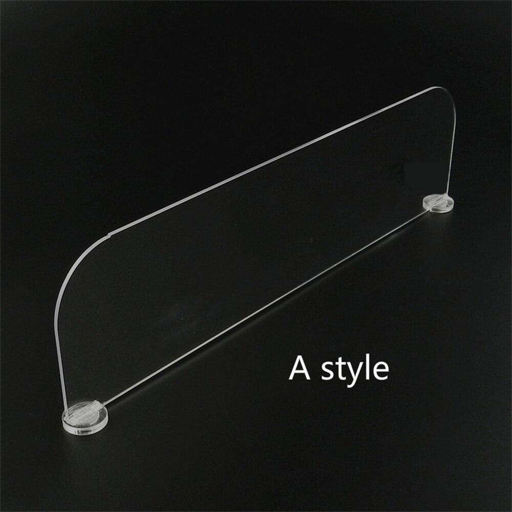 Magnetic Acrylic Commodities Separator Divider Merchandise Guard Strip Supermarket Display Rack