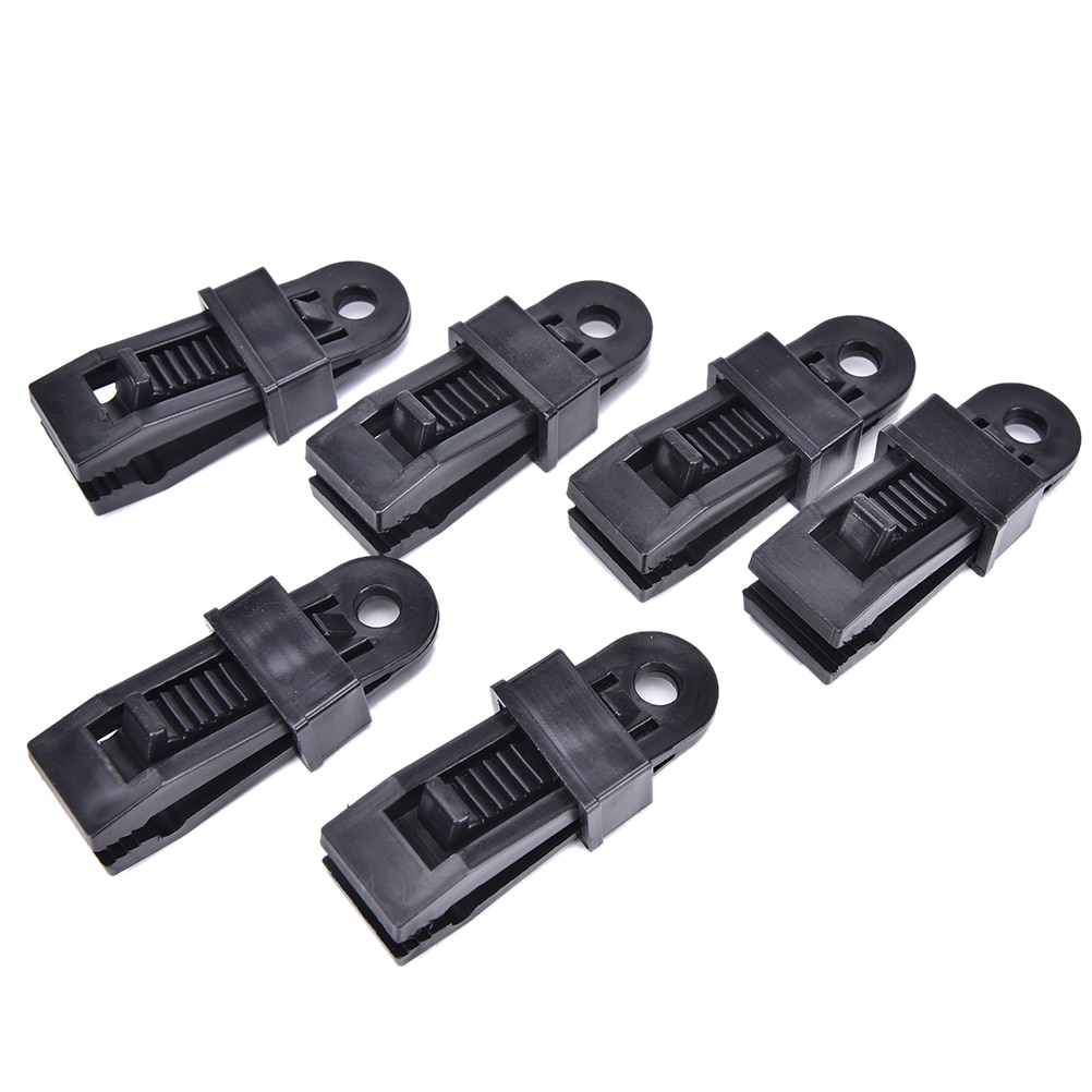 6 stuks tenten luifel wind touw klem luifels buiten kamperen plastic clip clip tenten luifel accessoires
