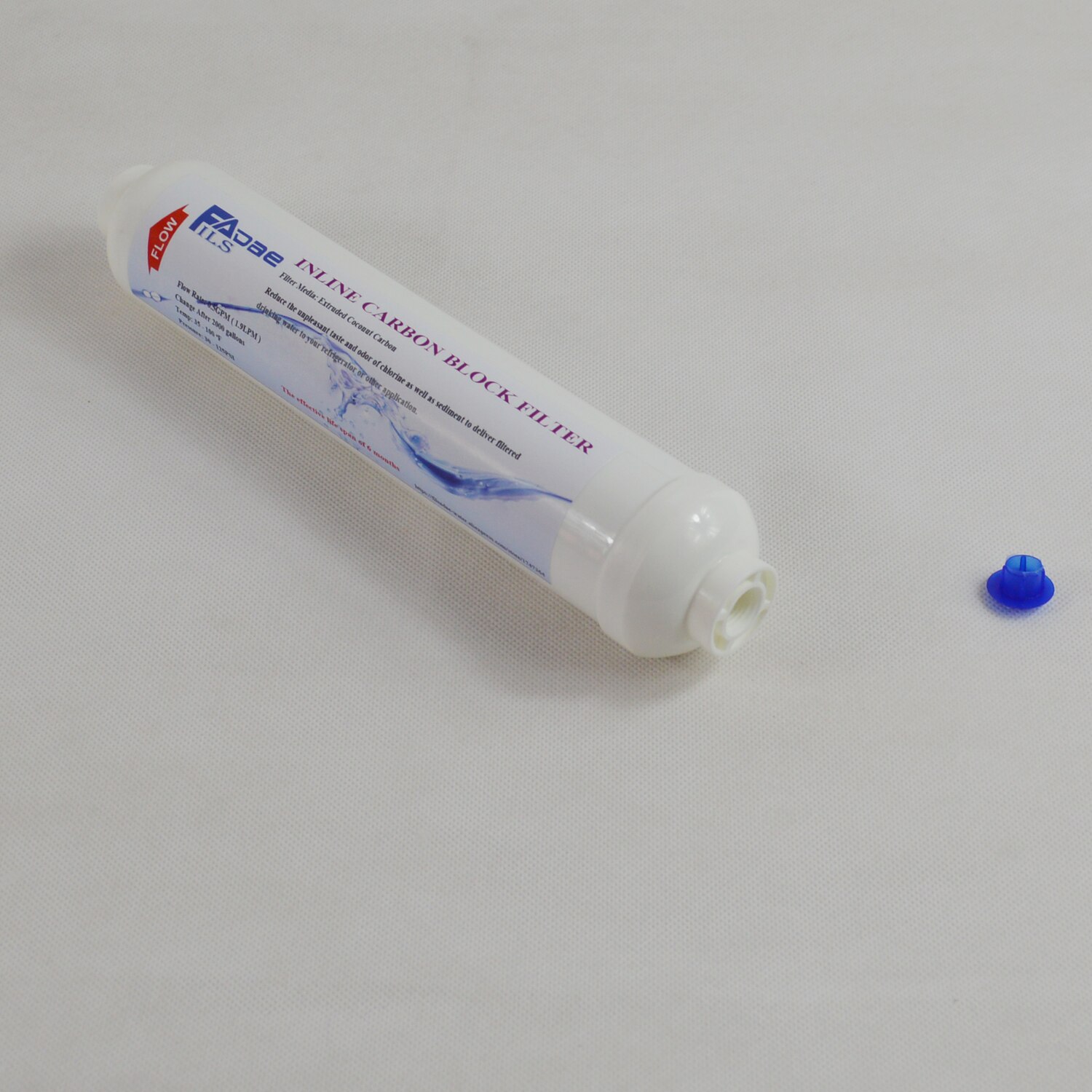 2 opakowanie uniwersalnego filtra wody robić lodówki i lodu Inline kokosowy węglowy filtr blokowy 2000 gal, 2 "OD X 10" długość, 1/4 "kobieta