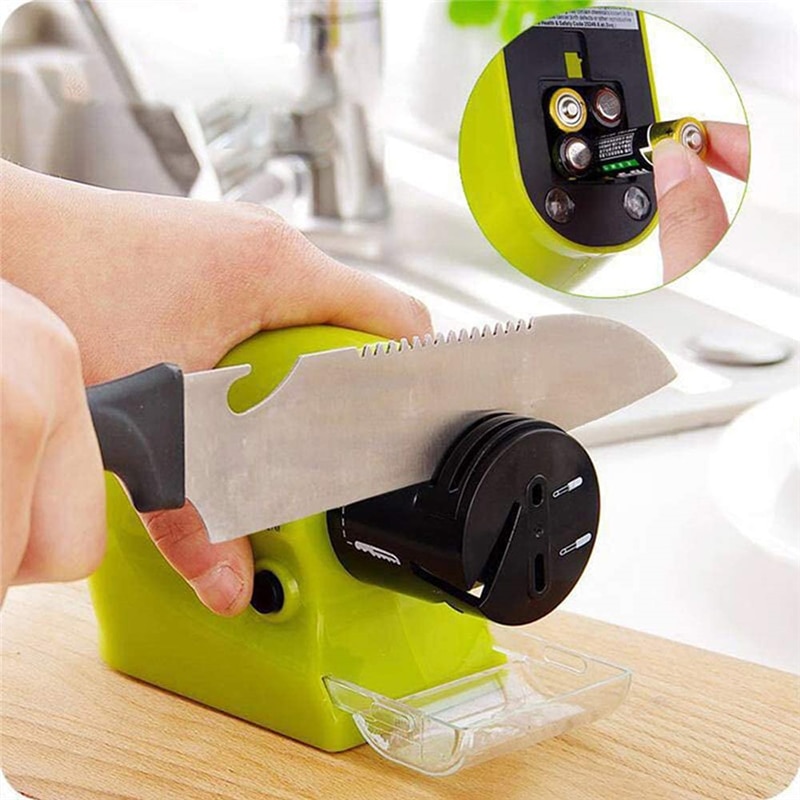 Auto Electric Knife Sharpener Whetstone For Kitchen knives scissors screwdrivers Motorized Knife Blade Sharpener Sharpening Tool