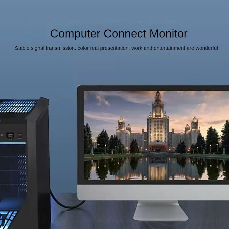 DP DisplayPort naar VGA Adapter Connecto Converter 1.8m Kabel FHD 1920*1080P Lijn Voor Desktop Laptop PC TV Monitor Projector