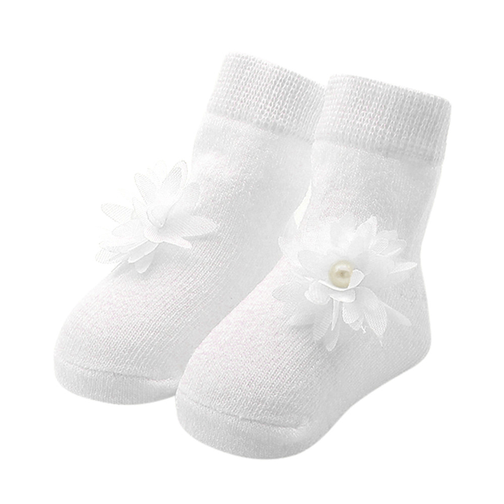 Baby Kids Girls Comfortable Floral Cute Cotton Sock Slippers Warm Ankle Socks 0-12M baby girl socks best: 4