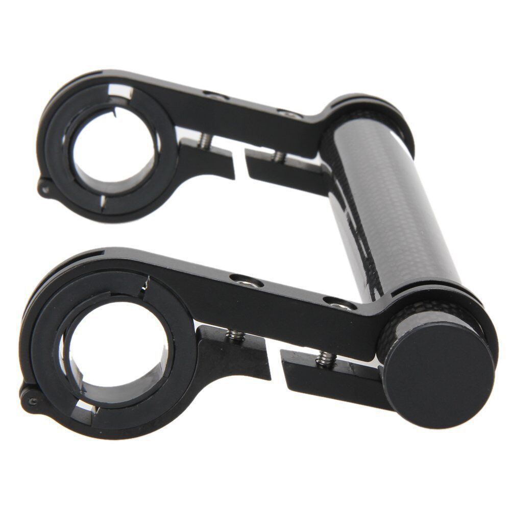 10/20/30cm cykel styr forlænger mountainbike front lys beslag computer holder lampe støtte stativ legeret fiber stativ