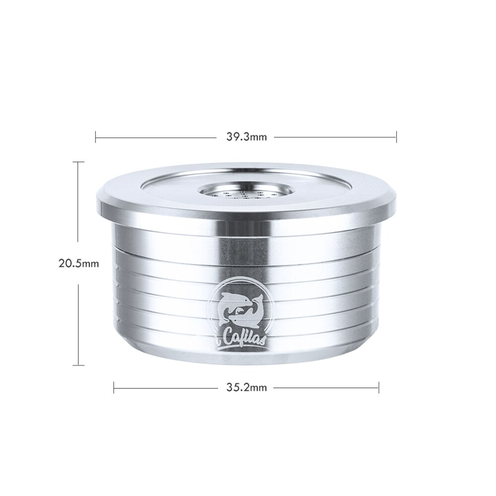 Cápsula de café de metal de aço inoxidável pod para lavazza ponto espresso EP-950 EP-2500 mais reutilizável recarregável copo de café filtro