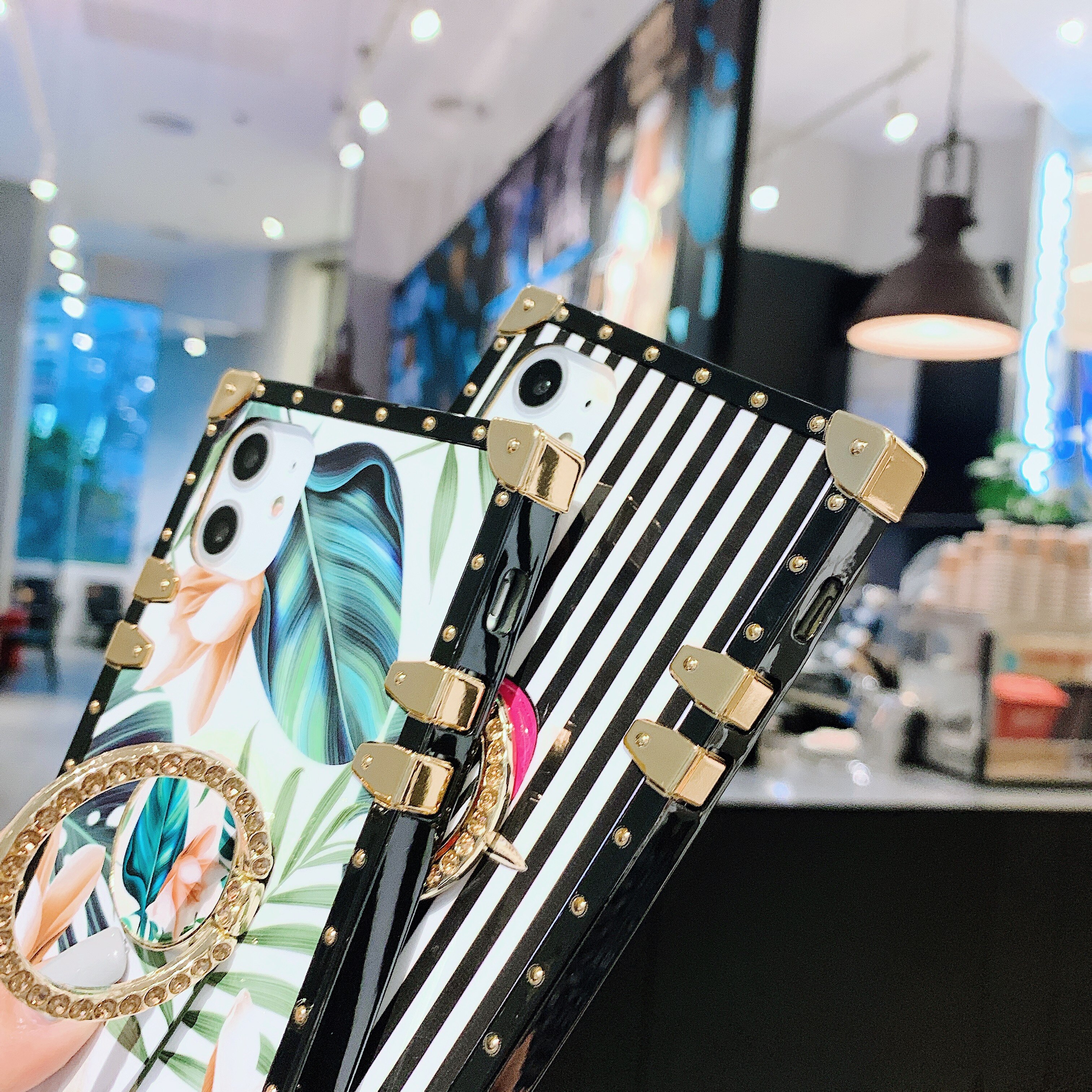 Coque Für Xiaomi Mi9 Redmi7 Note7 Fällen Sexy Rote Lippen Bling Strass Ring Stehen Platz Fall Für Redmi7 Note7 Mi9 abdeckung