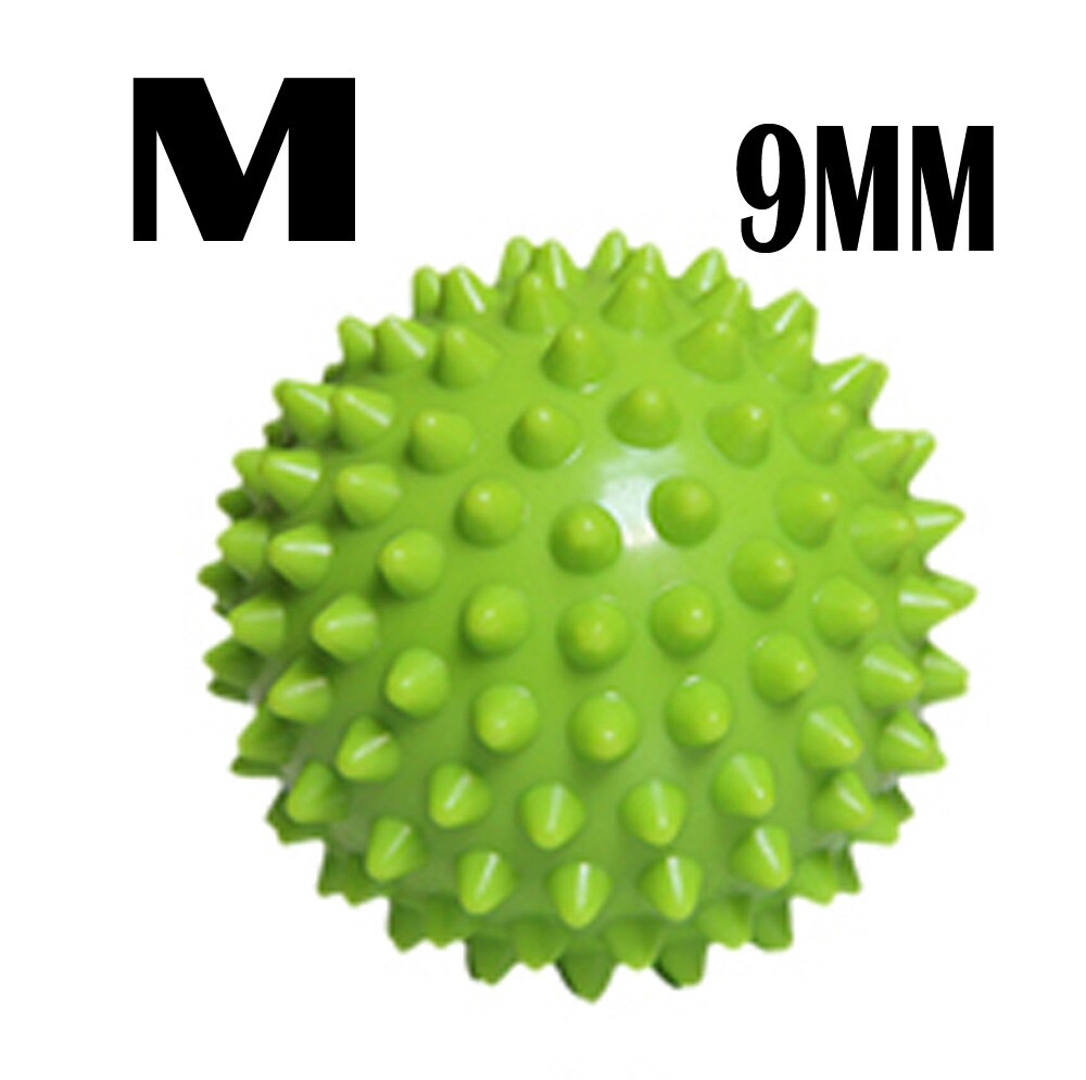 Pelota para hacer ejercicio de PVC, pelota de agarre entrenamiento de erizo, pelota de masaje de fisioterapia portátil: Verde claro