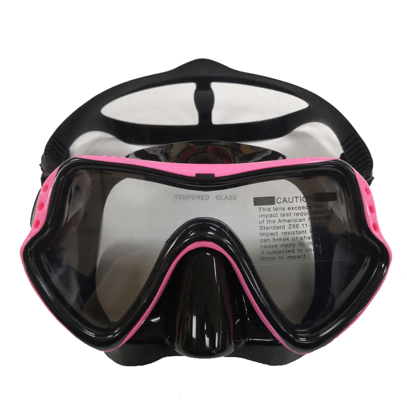 Dykning maske og snorkler anti-tåge beskyttelsesbriller briller dykning svømning let ånde rør sæt