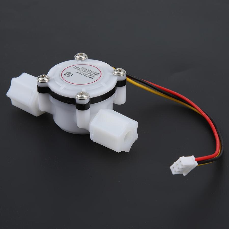 1Pc Water Hall Flow Effect Sensor Control Flowmeter G1/4 For Water Cooler Flow Sensor