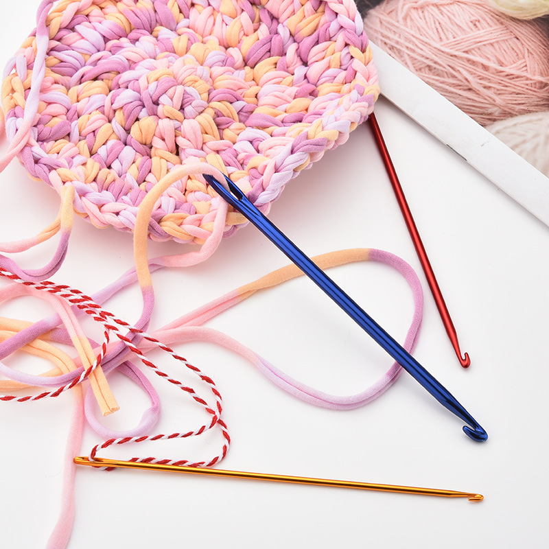 Crochet Hook Big Hole DIY Hook Hat Crochet Knitting Sweater Hat Scarf Hook Tool DIY Weaving Wool Yarn Tool Sewing Accessories