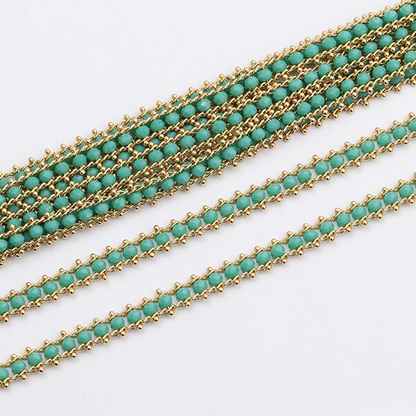 Gufeather  c70, smykketilbehør, gjør-det-selv-kjede ,18k gullbelagte ,0.3 mikron, perler, smykkelaging, gjør-det-selv-kjede kjede ,1m/ lot: C7010