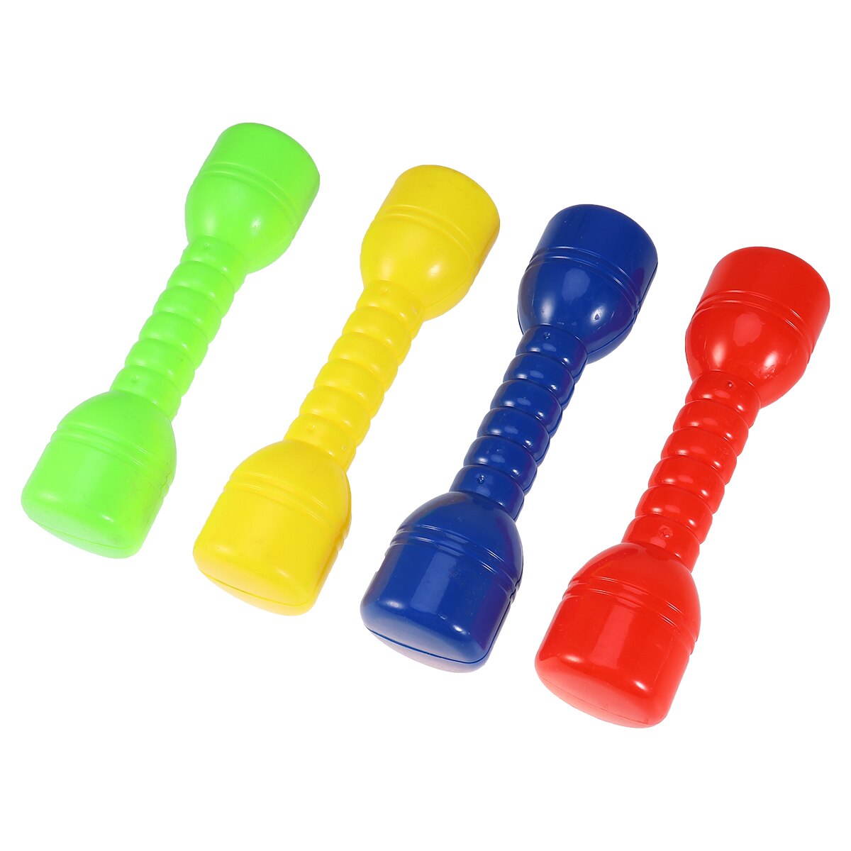4 Pcs Plastic Dumbbells Ergonomic Children Kindergarten Morning Exercise Barbells Hand Bar Kids Dumbbells Fitness Equipment: Default Title