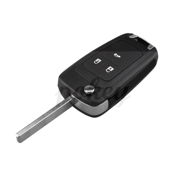 For Chevrolet 3 Buttons Replacement Remote Case Fob Cover Flip Folding Key Shell Blank Lova Sail Aveo Cruze