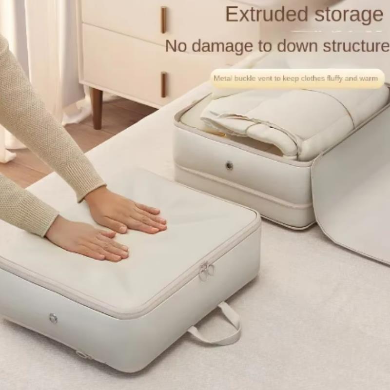 Large Capacity Travel And Family Dual-Use Down Jacket, Blanket Storage Bag, Compressed Clothing Storage Bag, Moving Packing Bag