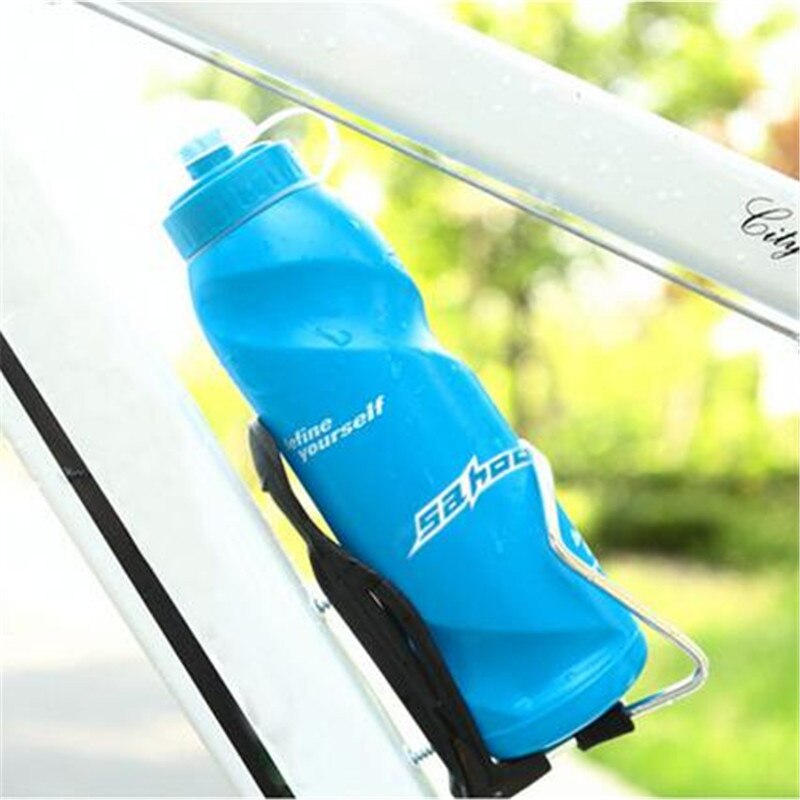 Offre spéciale SAHOO bleu bouteille d'eau de vélo de alimentaire PE plastique 700 ml vélo vélo sport bouteille d'eau avec couvercle anti-poussière