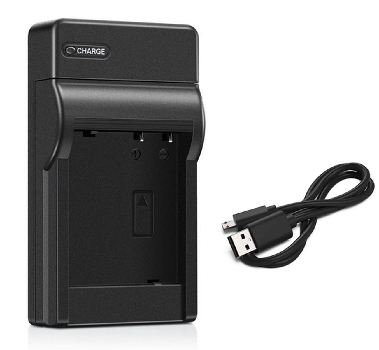 Batterij Voor Panasonic Lumix DMC-FH1, DMC-FH3, DMC-FH20, DMC-FH22, DMC-F2, DMC-F3, DMC-FP8 Digitale Camera: BCF10 USB Charger