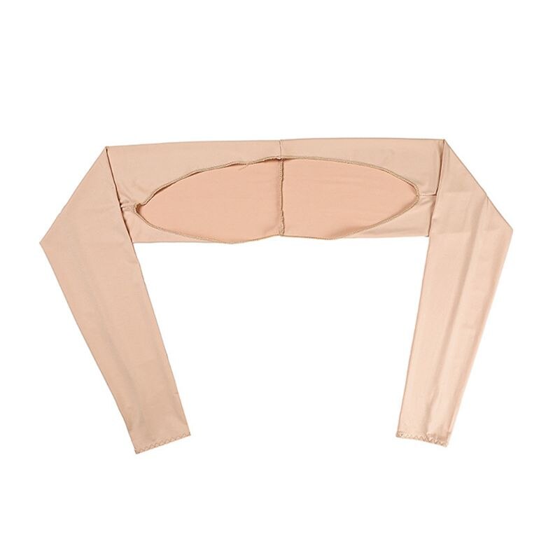 Kvinnor sommar anti-uv kylskal arm ärmar golf ridning utomhus is silke solskyddshandskar wrap bolero rygg med tumme: D