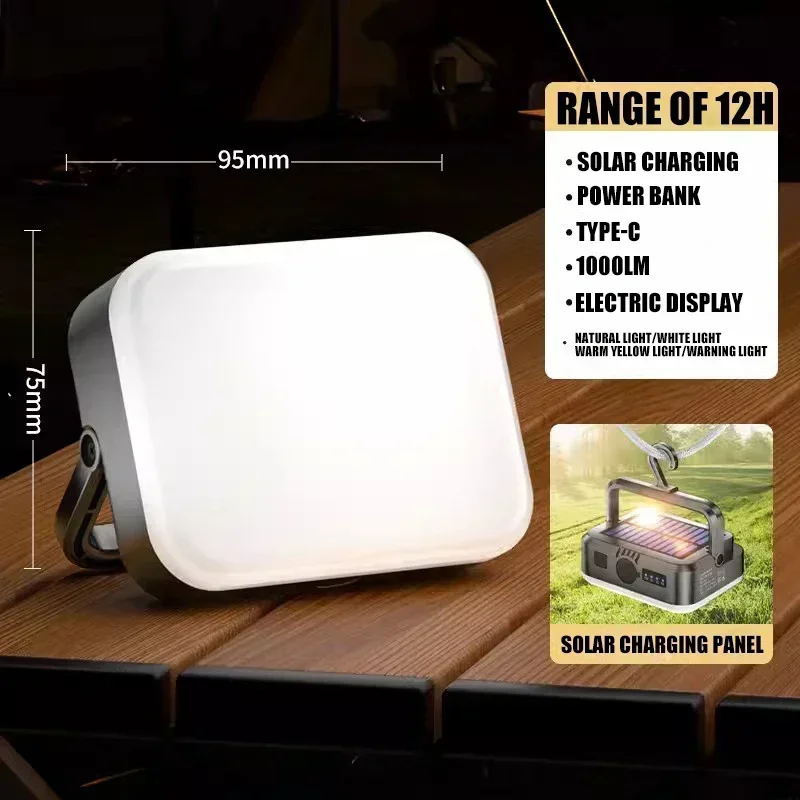 Baldr tehokkaat ladattavat usb-retkeilyvalot sisäänrakennetulla akulla ulkokäyttöön tarkoitettu retkeilygrilli teltat riippuva lyhty hätävaravirtalähde: 10w