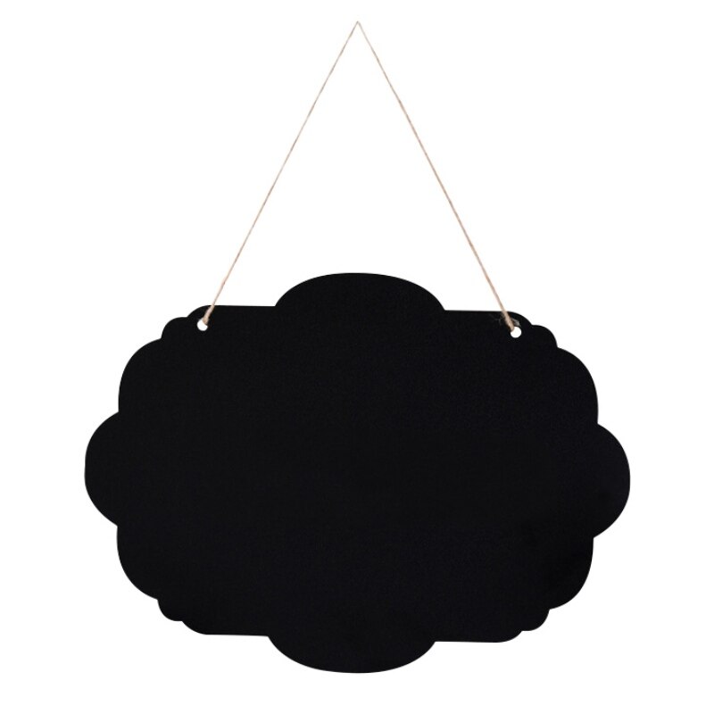 Mini Hanging Blackboard Double Sided Decorative Plaque Signs Message Board For Wedding Restaurants Kitchen Party Decoration