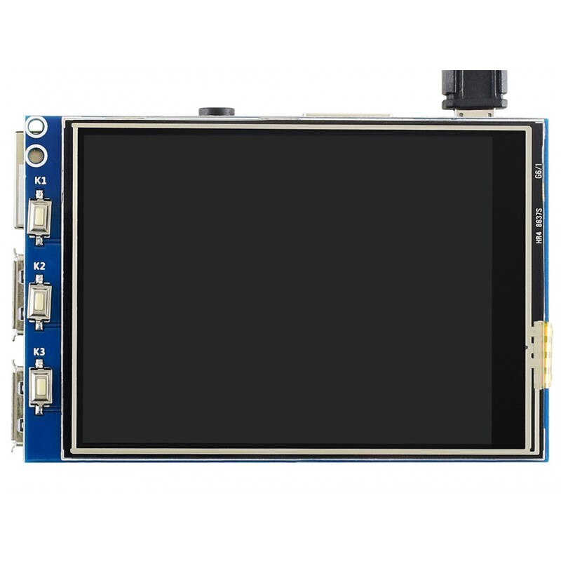 3.2inch Resistive Touch Display for Raspberry Pi 4B 3B+ 3A+ Zero, 320×240 125MHz High-Speed SPI Interface