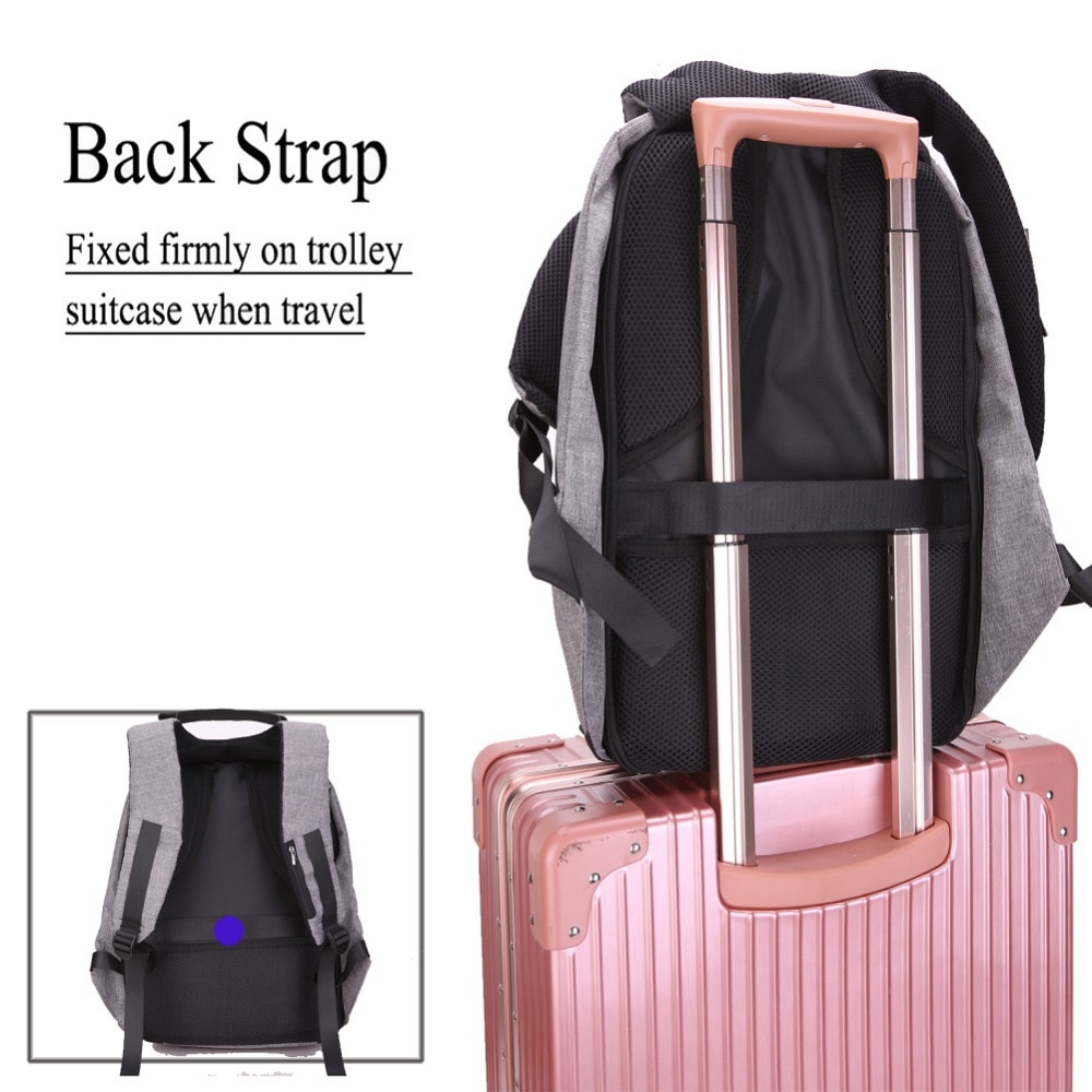 15.6 Inch Laptop Backpack For MacBook Pro 15 Anti Theft 17.3 inch Laptop Bag Backpack Men/Women Oxford Waterproof Notebook Bag