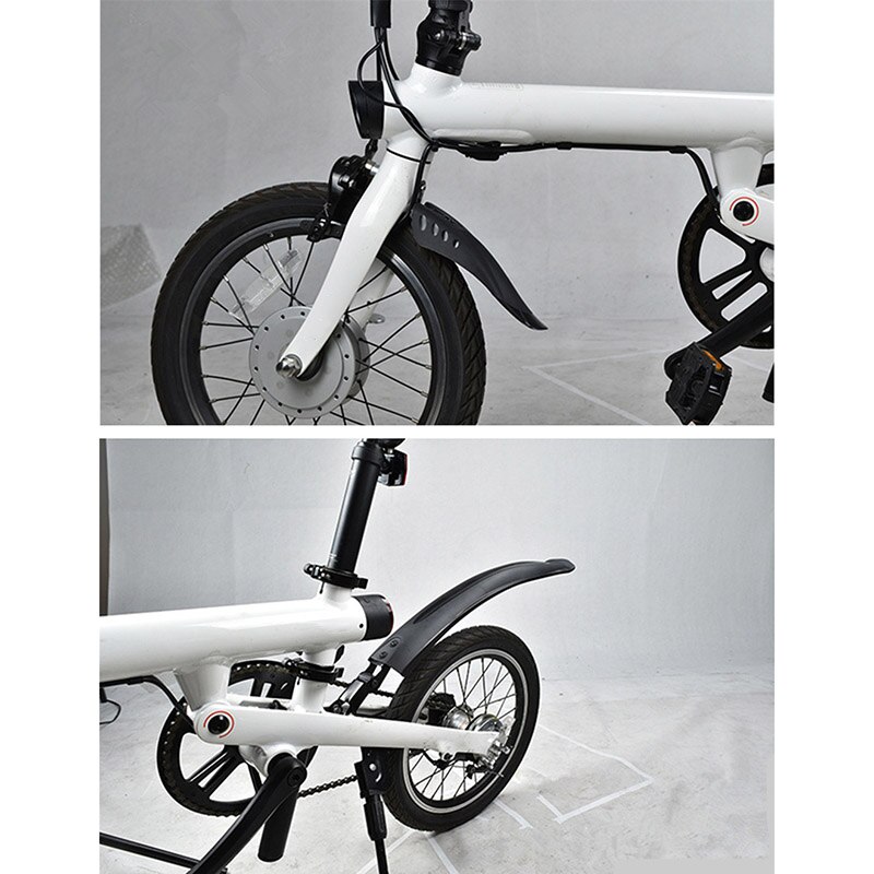 Cykeldæk splash bageste bagskærmhyldestativ til xiaomi qicycle  ef1 elektrisk cykeltilbehør