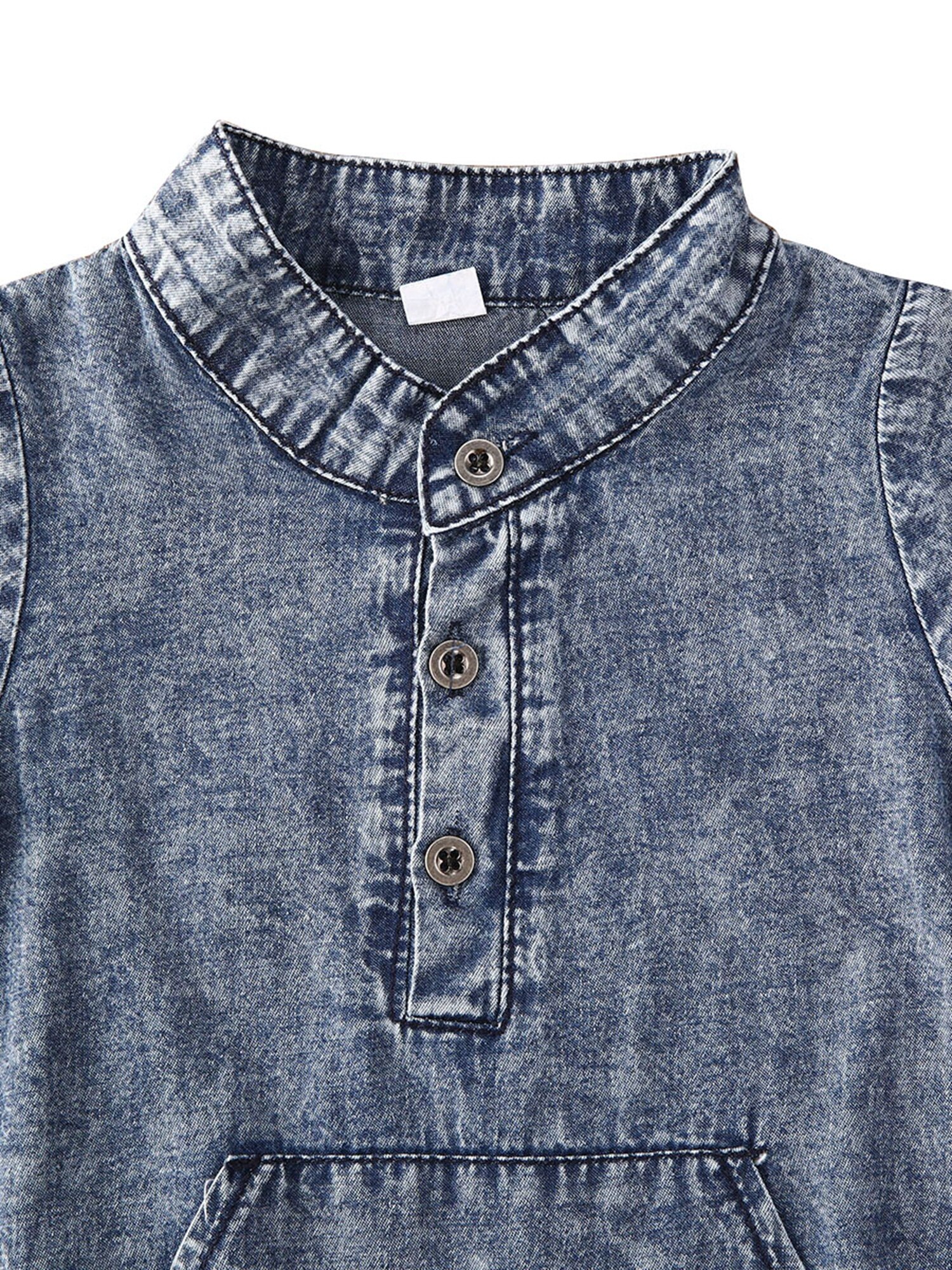 Infant Baby Boys Denim outfit Shorts Sleeve Romper Jumpsuit Cotton Summer Clothes 0-18Months