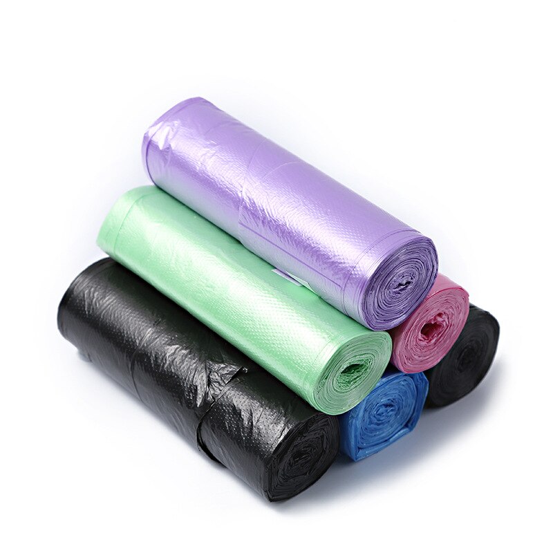 Bolsas de basura tipo camiseta para el hogar, bolsas de plástico grandes y portátiles con punta de interrupción gruesa, solo en la cocina, 100