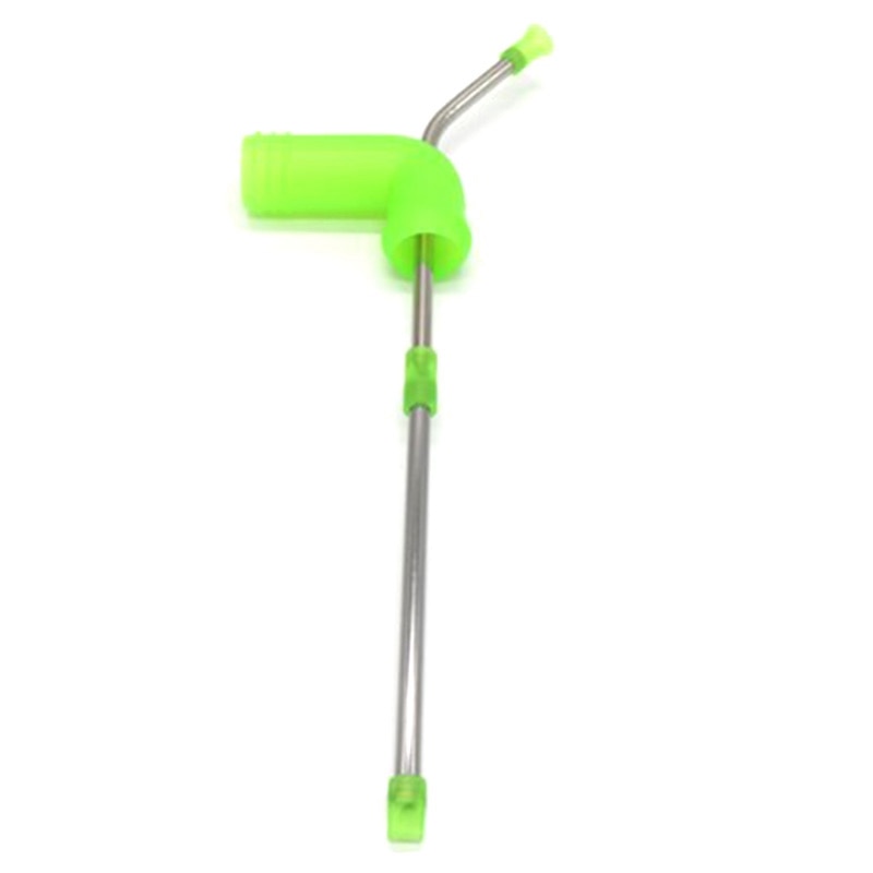 Øl snorkel, dobbelt øl snorkel, øl dispenser: Grøn