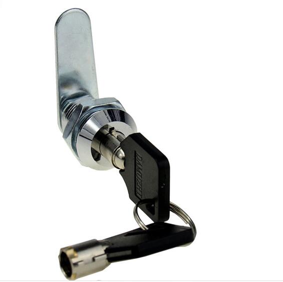 3 Jaar Security Lade Tubular Cam Lock Keyed Voor Deur Mailbox Kabinet Gereedschapskist Diy Meubels Hardward 90-180 graden Draaien