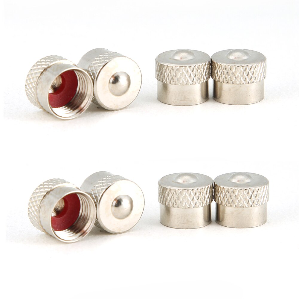 4/8/12Pcs Copper Valve Stem Caps Auto Tire Valve Dustproof Wheel Caps with Rubber Seal Nipple Caps Cover for Car Motorcycle: 8pcs -C0653