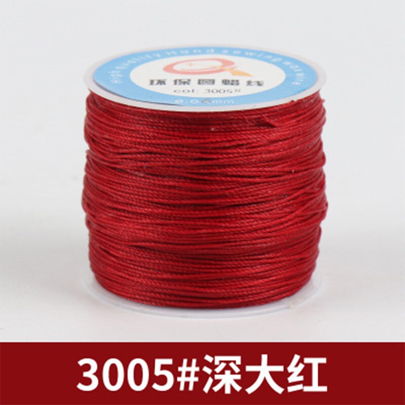 0.6mm tondo filo cerato filo di cera filo di cucitura filo per artigianato in pelle filo da cucito gioielli fai da te tariffa hilos para coser: Luce Viola