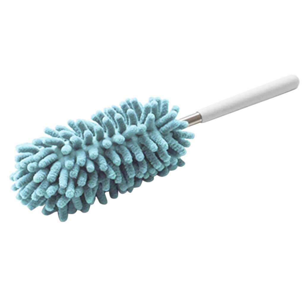 Extendable Microfiber Duster Dust Removal Home Office Car Dust Cleaner Household Desktop Cleaning Brush Duster Accessories: Blue 