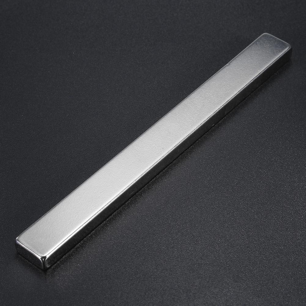 Barras magnéticas de neodimio de tierras raras, bloque fuerte rectangular N50, 100x10x5mm, 2 uds.,