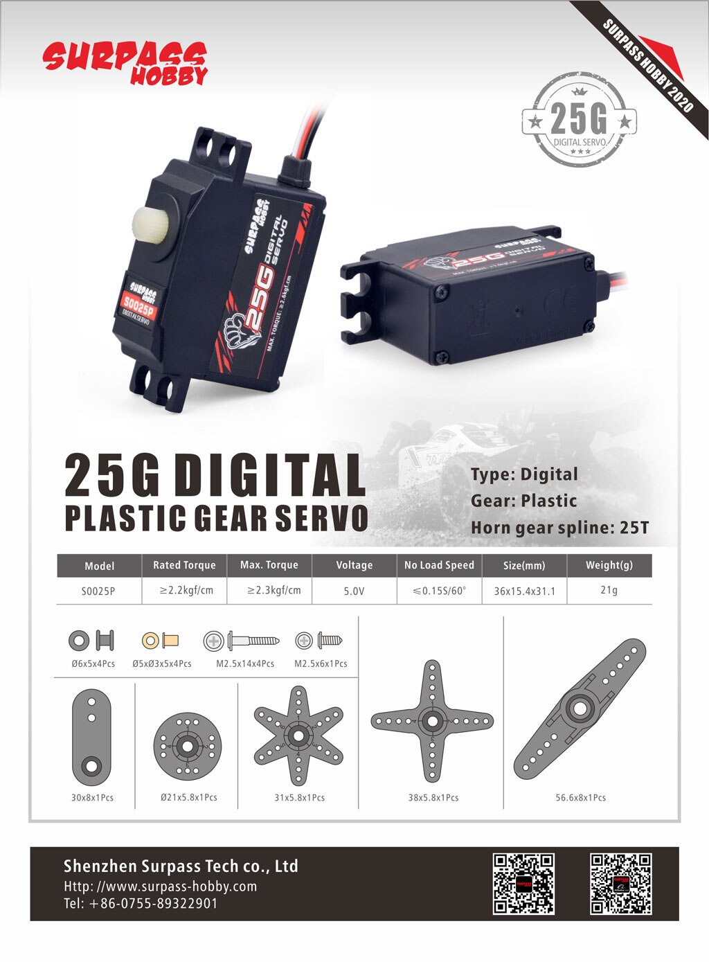 Overtreffen Hobby 17G Metal Gear Digitale Servo 25G 9G Micro Mini Voor 1/18 1/16 Rc Auto Vrachtwagen boot Vliegtuig Robot Helicoper Duct Vliegtuig