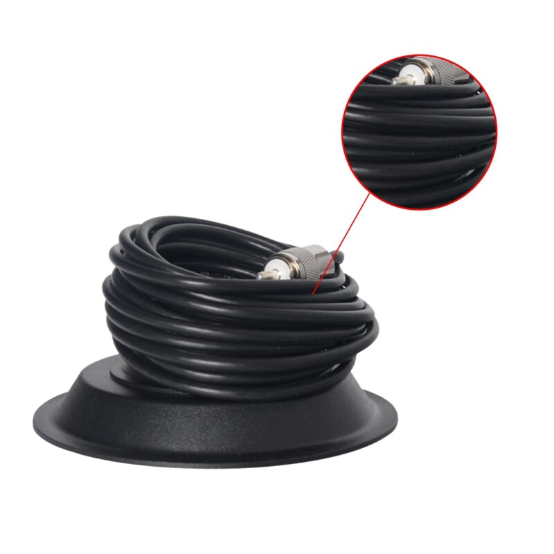 Two-Way Radio Antenna Base 3 5 M Large Suction Cup 12CM
