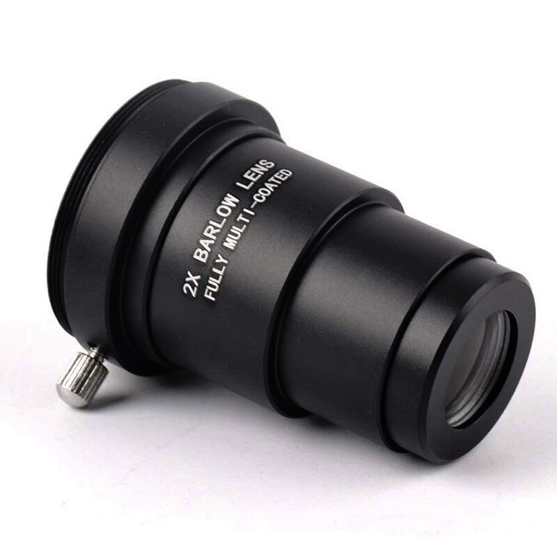 1.25 Inch 2X Metalen Barlow Lens En Camera T Adapter Voor Telescopen Oculair