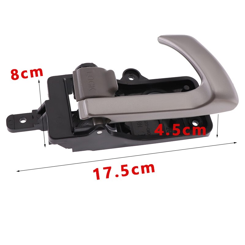 Reemplazo de manija Interior de puerta de coche, pieza izquierda y derecha, para Hyundai Santa Fe 2007, , , , 826102B0101D, 1 ud.