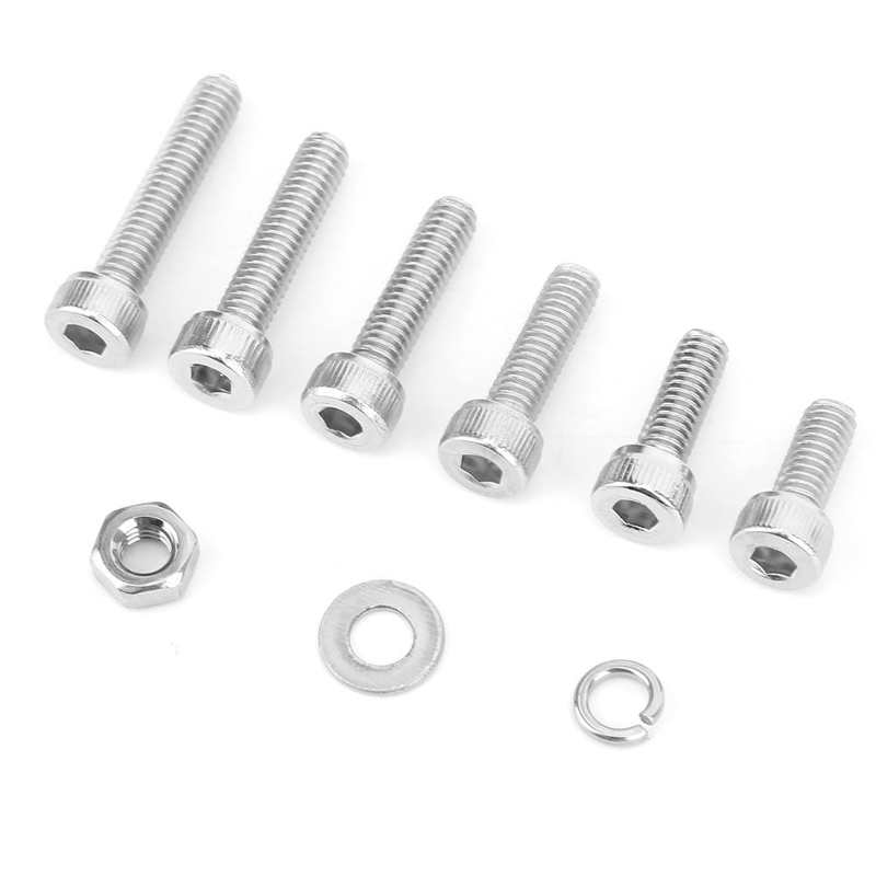 Spring Washer Hex Socket Wood for Plastic Soft Metal Fasten Electronics