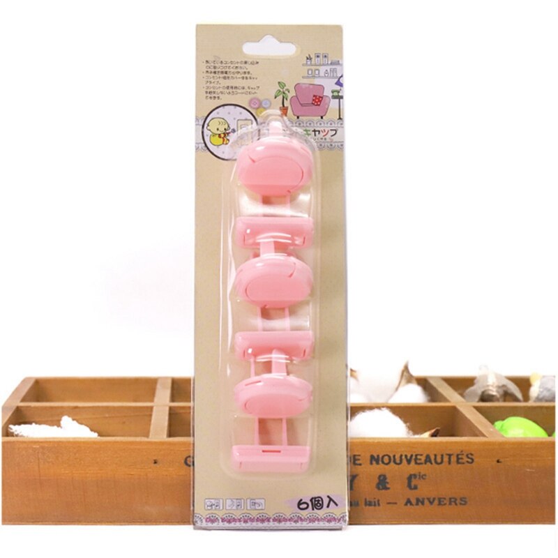 Veiligheidsstopcontacten met bescherming tegen elektrische schokken, groot , 6-- pack, babystopcontacten met bescherming tegen elektrische schokken, kinderbeveiliging met bescherming tegen elektrische schokken