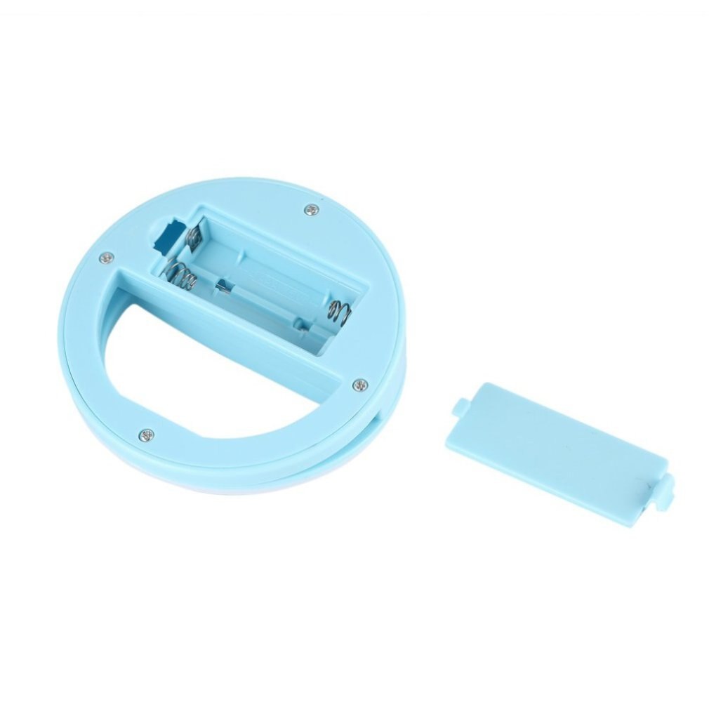 Pinza de teléfono móvil para Selfie, Flash LED automático para teléfono móvil, teléfono inteligente, linterna de Selfie portátil redonda, Mini cámara, linterna