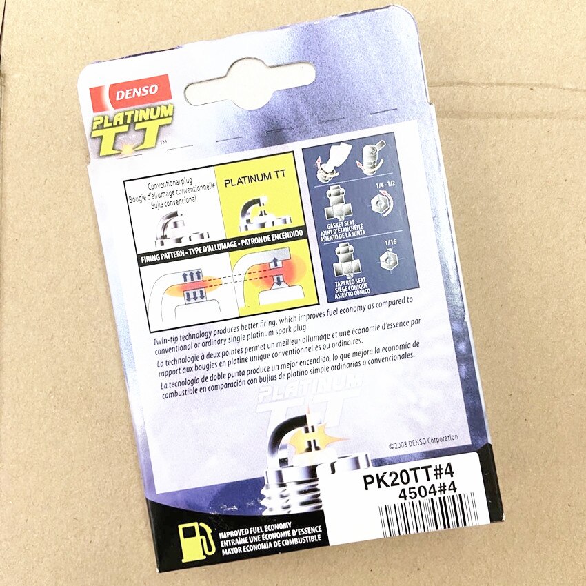 Bujías de platino para coche, nuevas, para PK20TT 4504 Denso, TT, 0000-18-BP03, 0000-18-F285, 0000-18-KJ11, 0000-18-KJ1, Chevrolet Sonic, 4 unidades