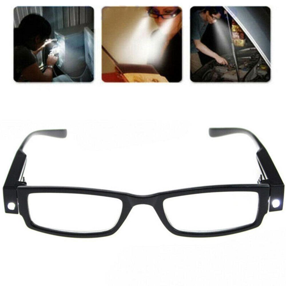 Ledleeslamp multi sterkte leesbril met led bril unisex brillen vergrootglas spot læse briller med lys og rea