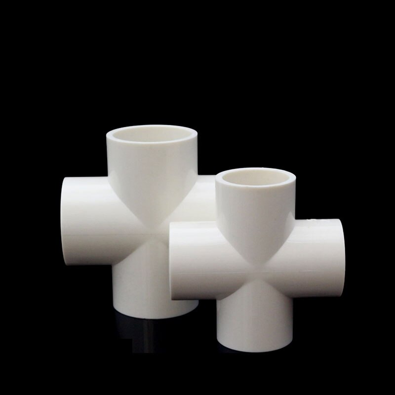 NuoNuoWell 4 Way Cross PVC Connector-20/25/32mm Waterleiding Gezamenlijke Slang Reparatie Slip PVC fittings