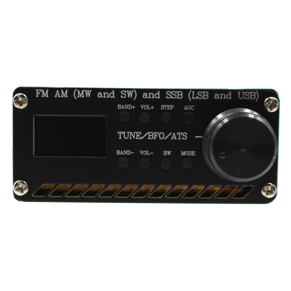 Portable Radio Support Speaker Assembled SI4732 All Band Radio Receiver FM AM (MW SW) SSB (LSB USB) w/ Antenna