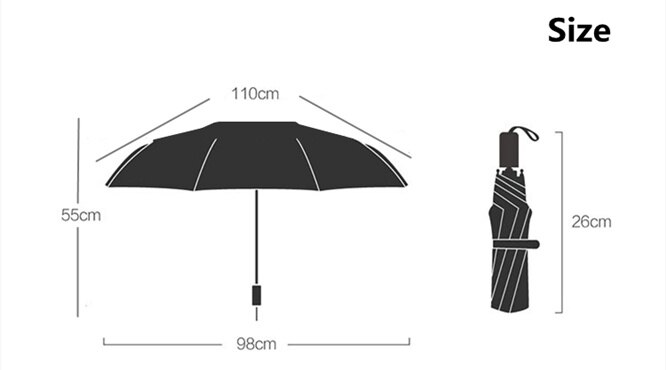 Parapluie automatique à motif de chien Husky | Imprimé, protection contre la pluie et les UV, grand parasol de